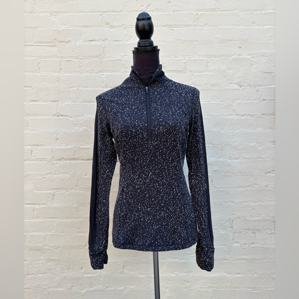 lululemon Jacquard 1/2 Run Top Sz 8